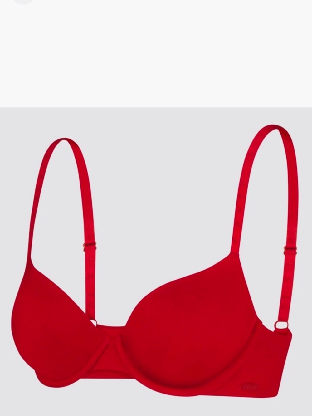 SAVAGE X FENTY New Microfiber Push-up Red Bra - Wired Padded